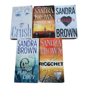 Sandra Brown Book Set of 5 - Popular Titles, Pre-Owned